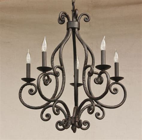 1615 5 Spanish Style Chandelier Spanish Revival Lighting