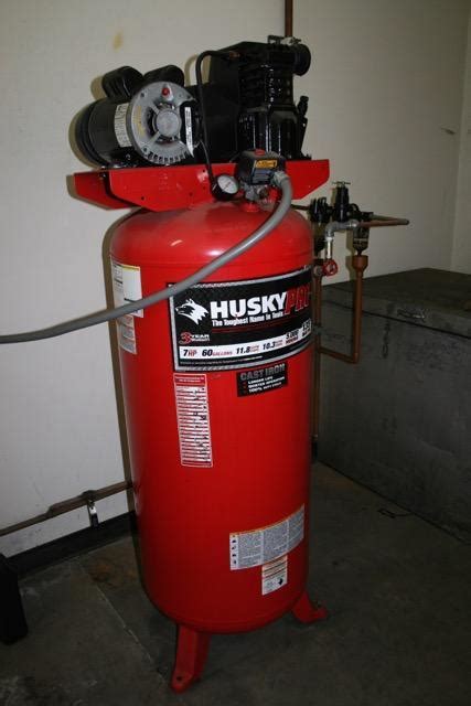 1 Used Husky Pro Air Compressor 60 Gallon Model Vt631402aj Serial
