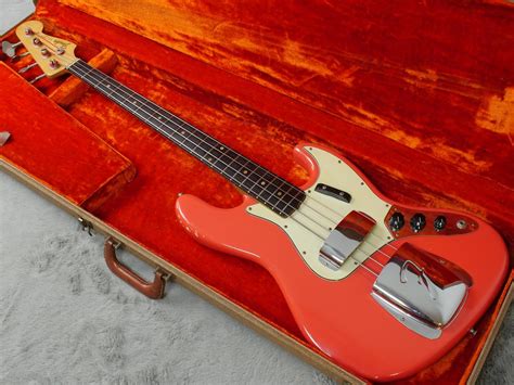 1962 Fender Jazz Bass Fiesta Red Ohsc