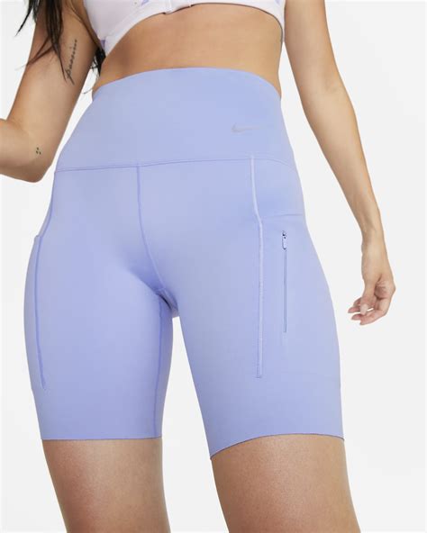 Nike Go Womens Firm Support High Waisted 20cm Approx Biker Shorts