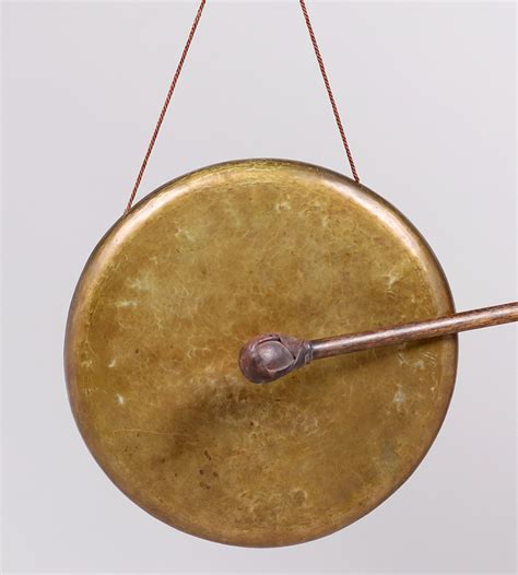 Harry Dixon Hammered Copper Hanging Gong C1925