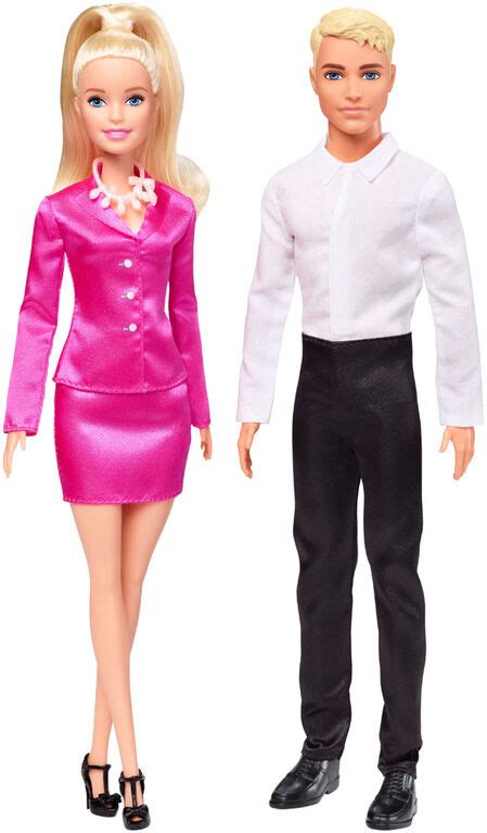 Barbie And Ken Dolls With 5 Outfits For Each Blonde Toys R Us Canada