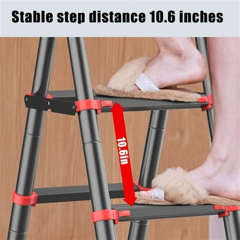 Folding Ladder Telescopic A Ladder Frame Lightweight Portable