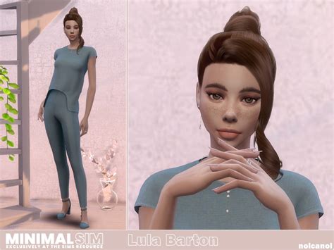 The Sims Resource Minimalsim Lula Barton Tsr Cc Only