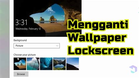 mengganti wallpaper dekstop  lockscreen  laptop youtube