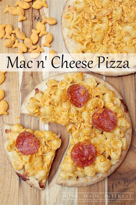 Mac N Cheese Pizza Perfect For Snacking Home Made Interest