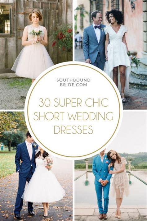 30 Super Chic Short Wedding Dresses Southbound Bride