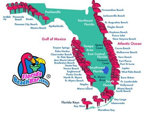 Florida Map Of All Beaches Click On An Area And A Thorough Description