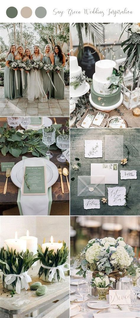 Sage Green Wedding Color Ideas For 2019 Trends Sage Green Wedding