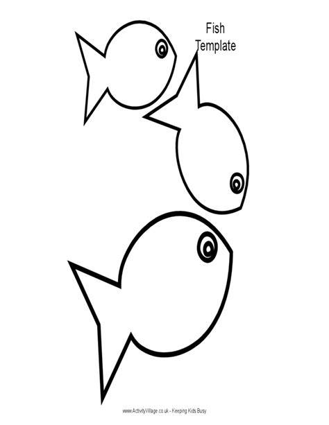 Can&apost get to an aquarium this summer? Fish Template Sample Free Download