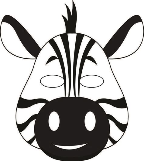 Jungle Masks Animal Masks For Kids Animal Mask Templates Zebra Craft