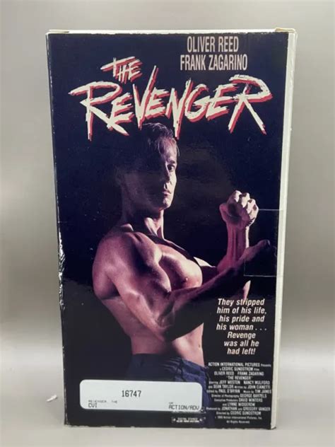 The Revenger Vhs Rare Aip 90s Action B Movie Frank Zagarino Oliver Reed