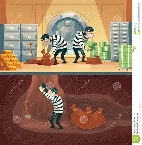 #freefire #booyah #ffw 2nd channel: Vector Bank Vault Robbery By Thieves, Criminals Stock ...