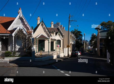 Victorian Terrace Houses In Paddington Sydney Australia Stock Photo Alamy