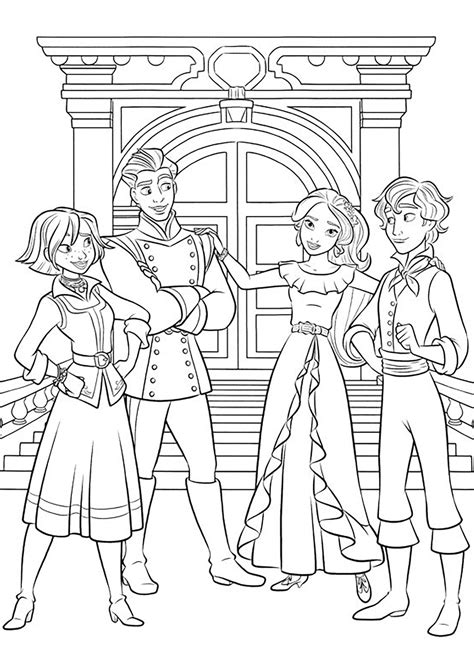 Princess Elena Of Avalor Coloring Page Coloring Pages Cartoon My Xxx
