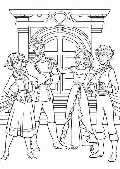 Elena Avalor Coloring Pages Printable Disney Characters