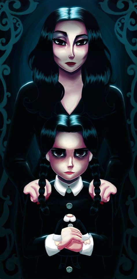 Morticia Wednesday Addams By Dreamwatcher On Deviantart Addams Family Wednesday Addams
