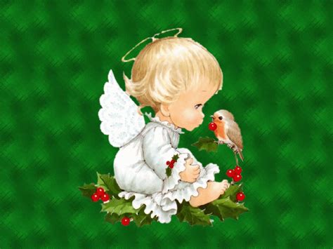 Christmas Angel Wallpaper Wallpapersafari