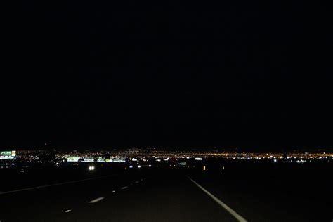 Free Stock Photo Of Dark Street Leading To City Lights At Night