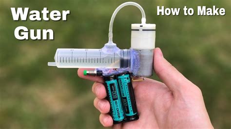 How To Make Mini Electric Water Gun Easy To Build Youtube