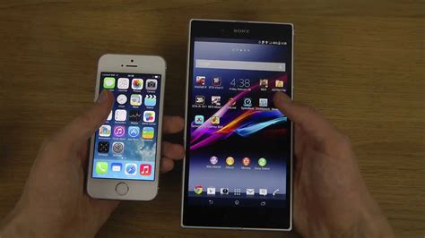 Iphone 5s Ios 706 Vs Sony Xperia Z Ultra Which Is Faster Youtube