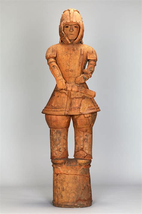 Haniwa Teracotta Tomb Figurine Warrior In Keiko Armor Nhk World