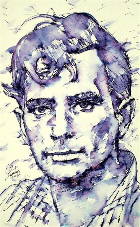 Jack Kerouac Portrait2 Painting By Fabrizio Cassetta Fine Art America