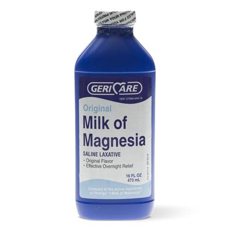 Gericare Milk Of Magnesia Laxative 16oz 1ct