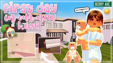First Day In Our New House Roblox Berry Avenue Youtube