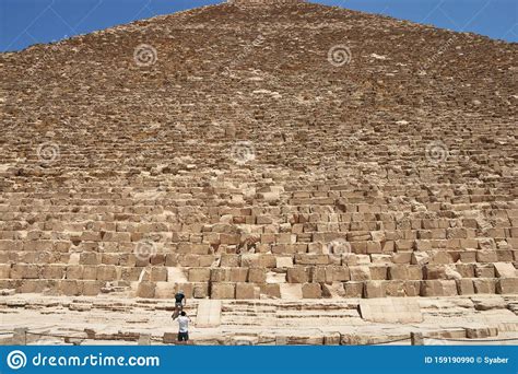 Western Side Of Pyramid Of Khufu Or The Pyramid Of Cheop ...