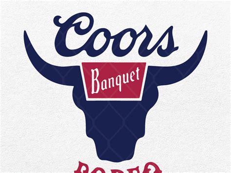 Coors Banquet Rodeo Beer Logo By Svg Prints On Dribbble