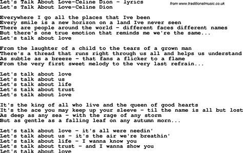 G em c d let's talk about love. Celine Dion Music Lyrics Download - Celine Dion Songs Age