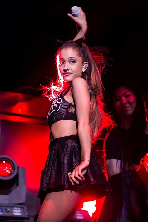 ariana grande performs at the power 106 all star celebrity basketball game in los angeles