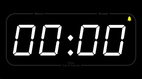 0 Minute Timer And Alarm 1080p Countdown Youtube
