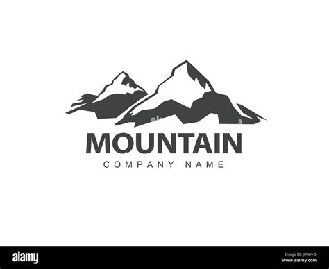 Mountains Logo Template Stock Vector Image And Art Alamy
