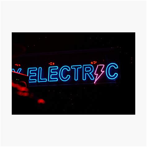 Neon Wall Art Electric Signs Distractions Photographic Prints Room Decor Neon Signs Visual