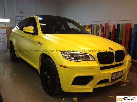 Matte Yellow Bmw X6 M Comes From Canada Autoevolution