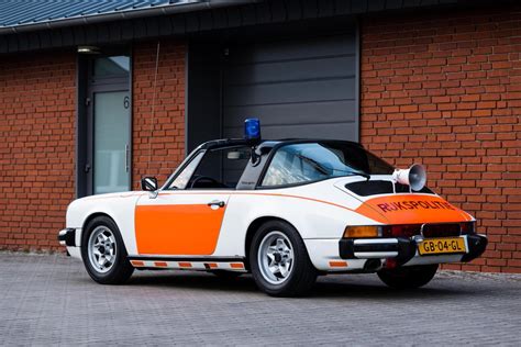A Dutch Rijkspolitie State Police Porsche 911 Sc Targa
