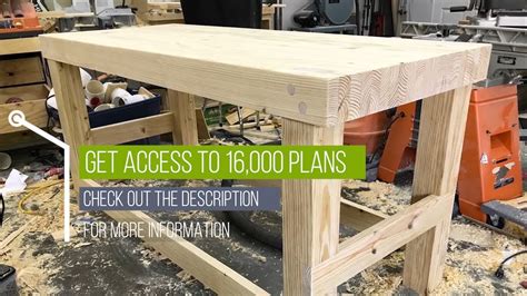 The paulk workbench and miter stand are unique workbenches designed to increase your work flow and. Workbench Plans - How To Build Workbench - YouTube