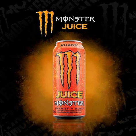 Monster Energy Orange Juicy Khaos Energético Suco Promoção Em Promoção