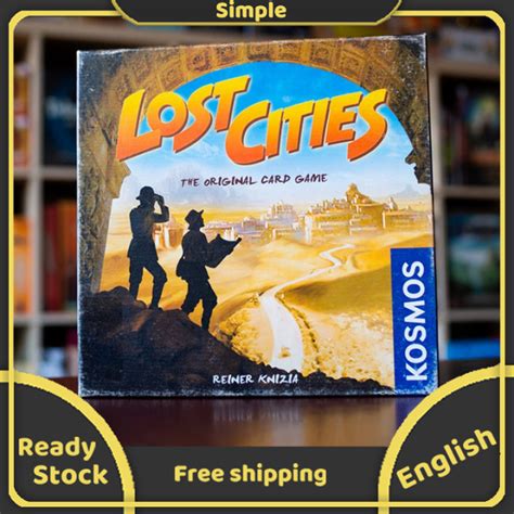 Lost Cities Board Game English Version 2 Players Strategy Game Lazada Ph
