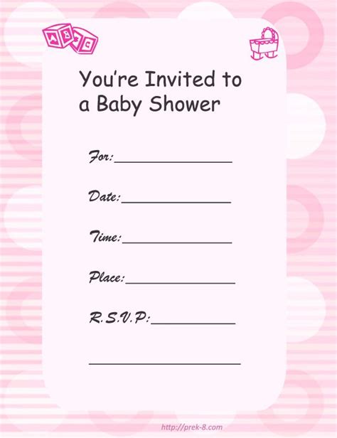 You will be able to view new printable designs every. Free Printable Baby Shower Invitations | Free Printable ...