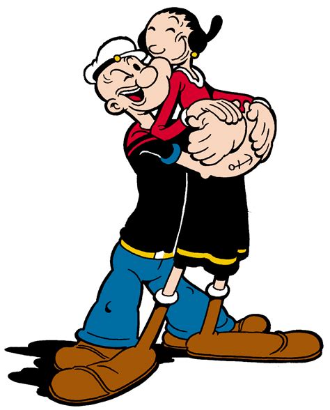 Popeye And Olive Personagens De Desenhos Animados Antigos Desenhos
