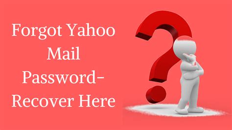 Forgot Or Hacked Yahoo Mail Password Ways To Recoverreset Yahoo