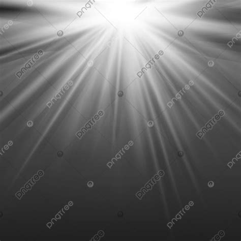 Efecto De Luz De Resplandor Haz Rayos Vector Luz Del Sol Efecto De