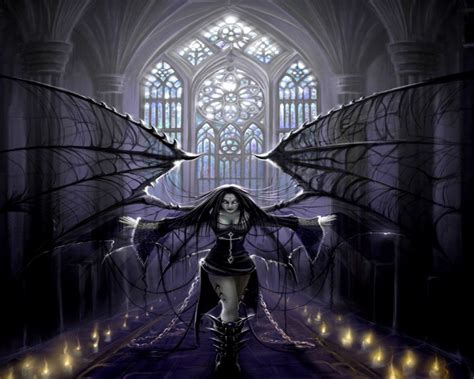 Gothic Dark Angel Love The Wings Goth Pinterest