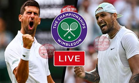 Novak Djokovic Vs Kyrgios En Direct Et Live Streaming Wimbledon Final Tennis Tournoi De