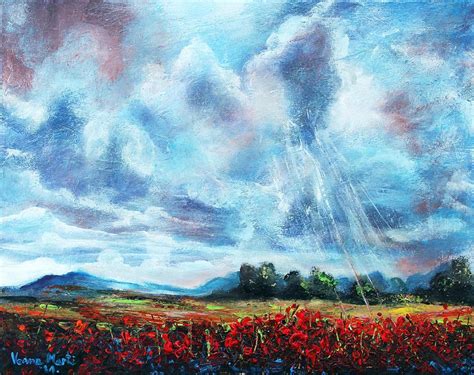 Clouds Painting By Vesna Martinjak Fine Art America