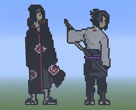 Itachi And Sasuke Uchiha Minecraft Map
