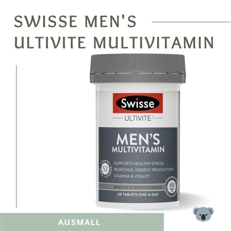 Swisse Mens Ultivite Multivitamin 60 Tablets Lazada